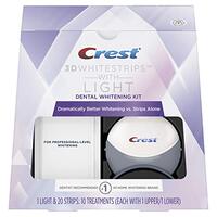 Отбеливающие полоски Crest 3DWhitestrips with Light