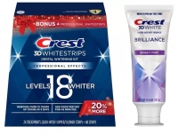 Отбеливающие полоски Crest 3DWhitestrips Professional Effects+паста