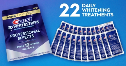 Відбілюючи смужки Crest 3D Whitestrips Professional Effects