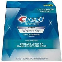 Отбеливающие полоски Crest 3D White 1 Hour Express упаковка 4 стикера
